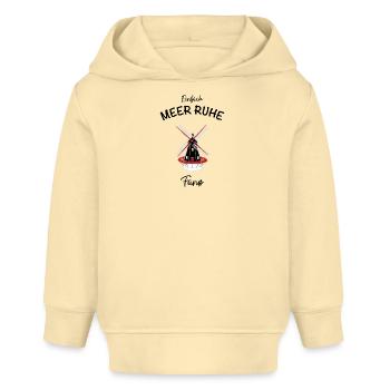Dänemark, Insel Fanø, Mühle Sonderhø - Baby Organic Hoodie Baby Cruiser von Stanley/Stella - Creme - Vorne