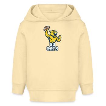 Mascotte Wild Cats Football Go Cats Conception de la puissance - Sweat à capuche bébé bio Stanley/Stella - crème - Devant