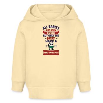 Baby Daddy Table Tennis Ping Pong Ping Pong Sport - Baby Organic Hoodie by Stanley/Stella - cream - Front