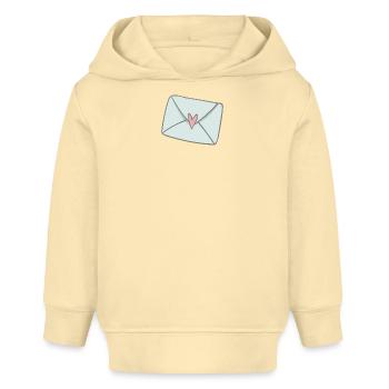 Liebesbrief - Baby Organic Hoodie Baby Cruiser von Stanley/Stella - Creme - Vorne