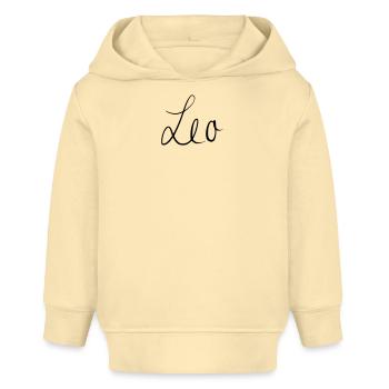 Leo - Sweat à capuche bébé bio Stanley/Stella - crème - Devant