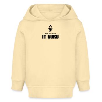 Nennt mich einfach IT Guru - Baby Organic Hoodie Baby Cruiser von Stanley/Stella - Creme - Vorne