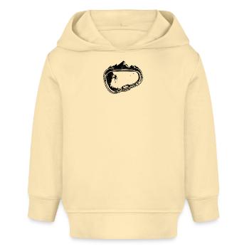 Pics du mousqueton - Sweat à capuche bébé bio Stanley/Stella - crème - Devant