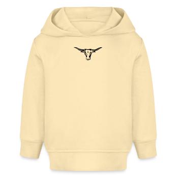 texas longhorn exit-shirt - Baby Organic Hoodie Baby Cruiser von Stanley/Stella - Creme - Vorne