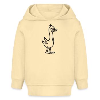 Wütende Gans - Baby Organic Hoodie Baby Cruiser von Stanley/Stella - Creme - Vorne