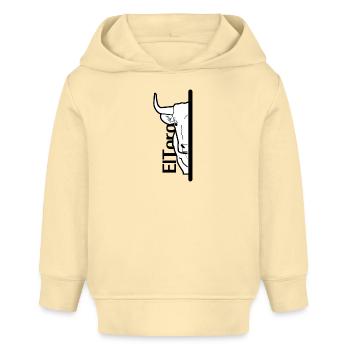 taureau caché - Sweat à capuche bébé bio Stanley/Stella - crème - Devant