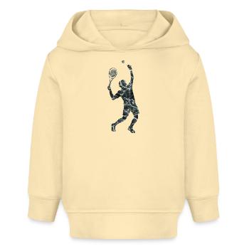 Tennis Splash Serve - Sweat à capuche bébé bio Stanley/Stella - crème - Devant