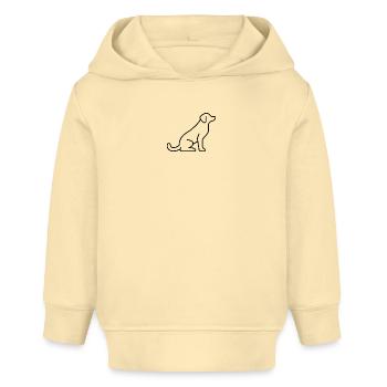 süßer Hund - Baby Organic Hoodie Baby Cruiser von Stanley/Stella - Creme - Vorne