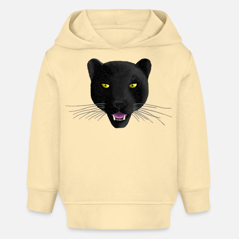 Panther R6Z - Sweat à capuche bébé bio Stanley/Stella - crème