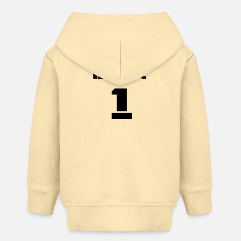 Niveau 1 - Sweat à capuche bébé bio Stanley/Stella - crème