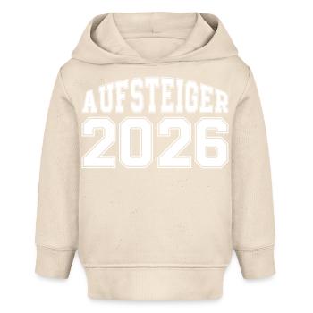 aufsteiger 2026 - Baby Organic Hoodie Baby Cruiser von Stanley/Stella - Natur - Vorne