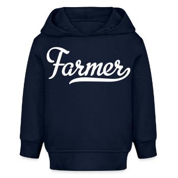 Farmer - Baby Organic Hoodie Baby Cruiser von Stanley/Stella - Navy - Vorne