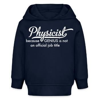 Physicist - Baby Organic Hoodie by Stanley/Stella - navy - Front