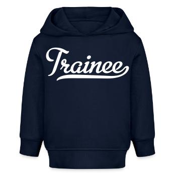 trainee - Baby Organic Hoodie by Stanley/Stella - navy - Front