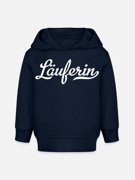 Läuferin - Baby Organic Hoodie Baby Cruiser von Stanley/Stella - Navy