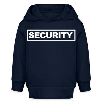 security Americans style - Sweat à capuche bébé bio Stanley/Stella - bleu marine - Devant