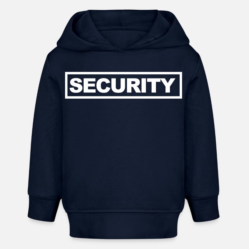 security Americans style - Sweat à capuche bébé bio Stanley/Stella - bleu marine