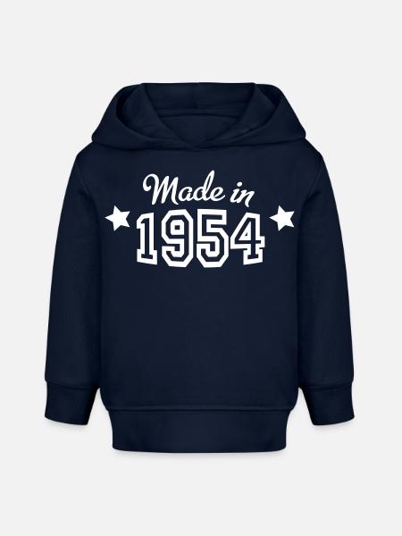 1954 - Baby Organic Hoodie Baby Cruiser von Stanley/Stella - Navy