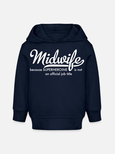 Hebamme - Baby Organic Hoodie Baby Cruiser von Stanley/Stella - Navy