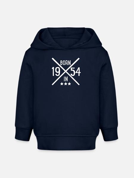 1954 - Baby Organic Hoodie Baby Cruiser von Stanley/Stella - Navy