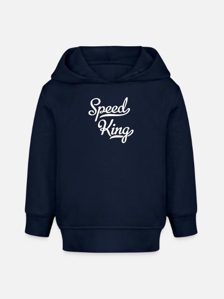 Speed King - Baby Organic Hoodie Baby Cruiser von Stanley/Stella - Navy