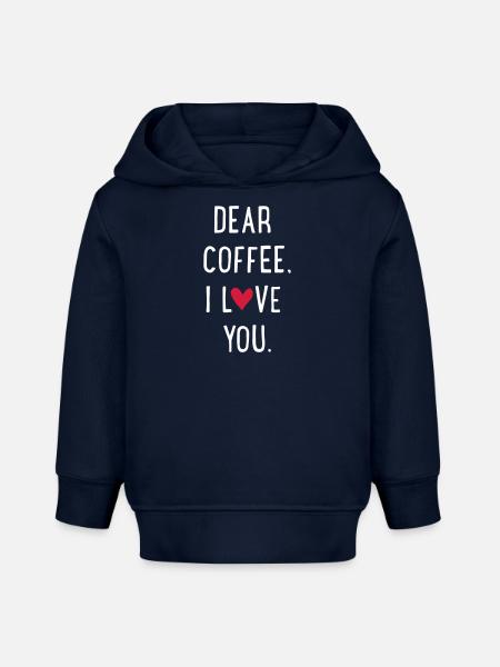 Dear Coffee - Baby Organic Hoodie Baby Cruiser von Stanley/Stella - Navy