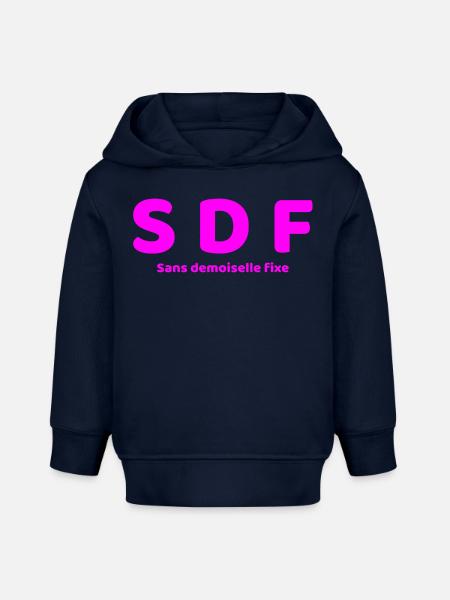 OBDACHLOS - Baby Organic Hoodie Baby Cruiser von Stanley/Stella - Navy
