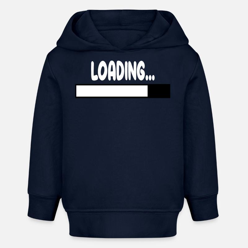 CHARGEMENT - Sweat à capuche bébé bio Stanley/Stella - bleu marine