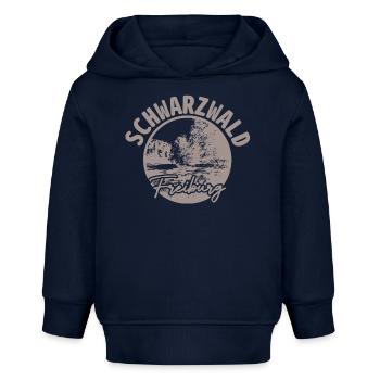 SCHWARZBALD-FREIBURG - Baby Organic Hoodie Baby Cruiser von Stanley/Stella - Navy - Vorne