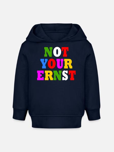 Not your ernst - Baby Organic Hoodie Baby Cruiser von Stanley/Stella - Navy