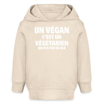vegan, vegan, vegetarisch, Lebensmittel - Baby Organic Hoodie Baby Cruiser von Stanley/Stella - Natur - Vorne