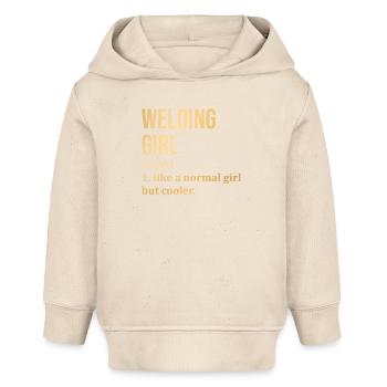 Welding - Baby Organic Hoodie by Stanley/Stella - soft Ecru - Front