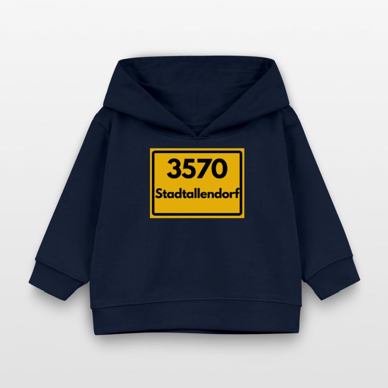 OLD POSTCODE POSTCODE RETRO 3570 STADTALLENDORF Baby Organic Hoodie by Stanley/Stella