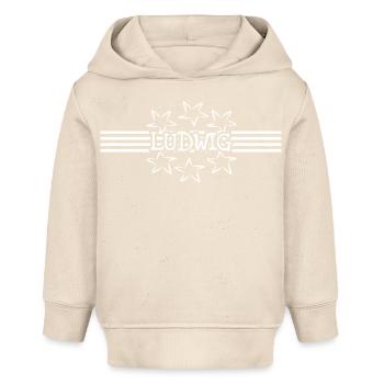 Ludwig als Stern - Baby Organic Hoodie Baby Cruiser von Stanley/Stella - Natur - Vorne
