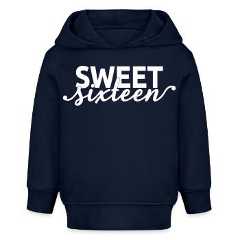 Süßes sechzehn süßes Geschenk zum 16. Geburtstag 16 Jahre alt - Baby Organic Hoodie Baby Cruiser von Stanley/Stella - Navy - Vorne