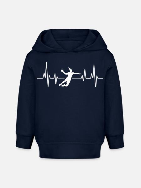 Handball Handballerin Frauen Handball - Baby Organic Hoodie Baby Cruiser von Stanley/Stella - Navy