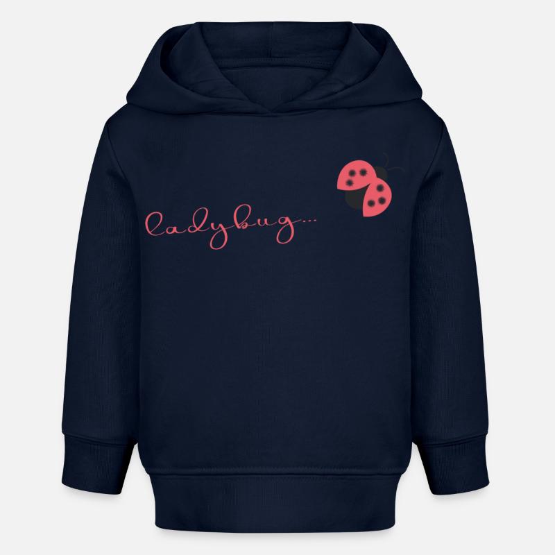 ladybug - Sweat à capuche bébé bio Stanley/Stella - bleu marine