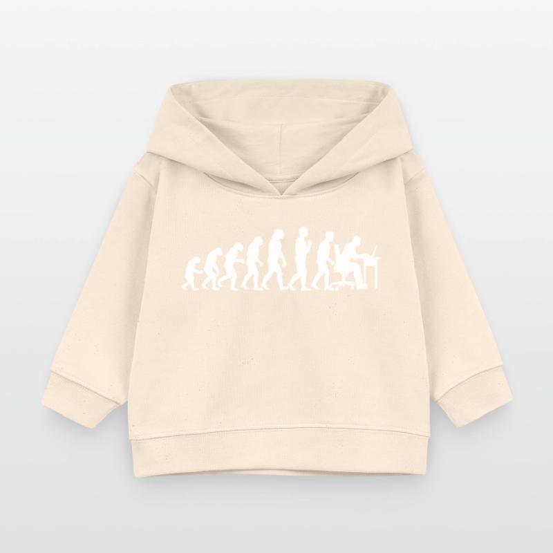 Evolution Computertechniker Nerd Programmierung Baby Organic Hoodie Baby Cruiser von Stanley/Stella