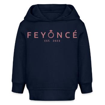 Feyoncé Est. 2023 - Braut zu werden - Verlobungsfeier - Baby Organic Hoodie Baby Cruiser von Stanley/Stella - Navy - Vorne
