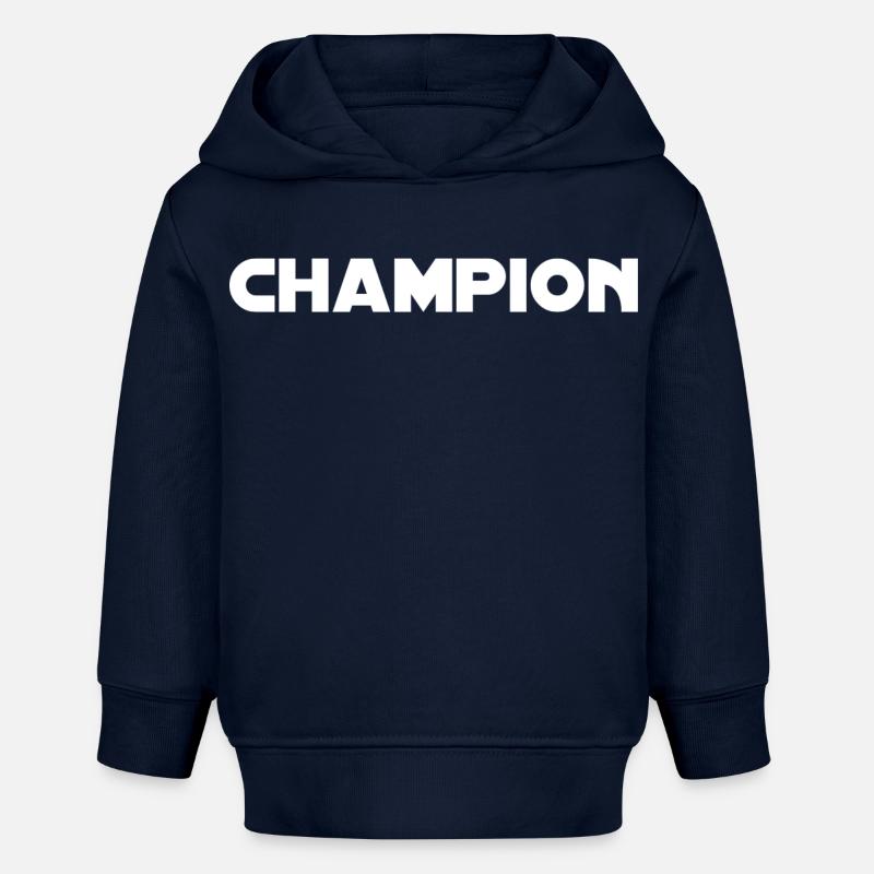 Champion - Sweat à capuche bébé bio Stanley/Stella - bleu marine