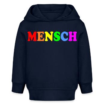 Mensch - Baby Organic Hoodie Baby Cruiser von Stanley/Stella - Navy - Vorne