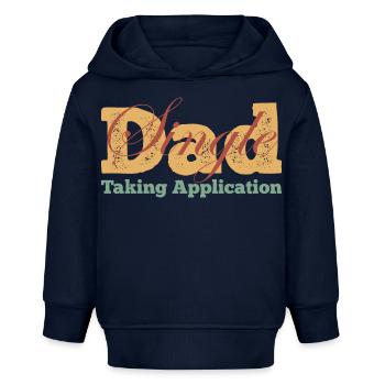 Single Dad taking application funny cool - Baby Organic Hoodie Baby Cruiser von Stanley/Stella - Navy - Vorne