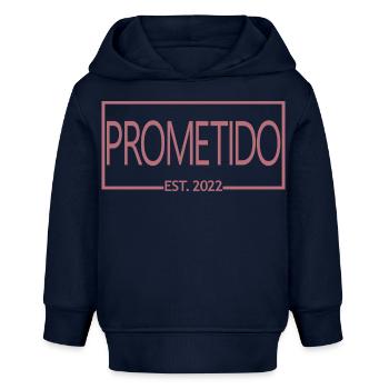 Prometido Est. 2022 Verlobter Verlobter Verlobungsbräutigam zu werden - Baby Organic Hoodie Baby Cruiser von Stanley/Stella - Navy - Vorne