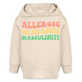 Allergisch gegen zerbrechliche Männlichkeit V - Baby Organic Hoodie Baby Cruiser von Stanley/Stella - Natur - Vorne