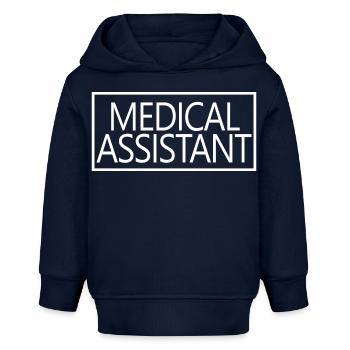 Arzthelferin Stolzer Abschluss im Gesundheitswesen - Baby Organic Hoodie Baby Cruiser von Stanley/Stella - Navy - Vorne