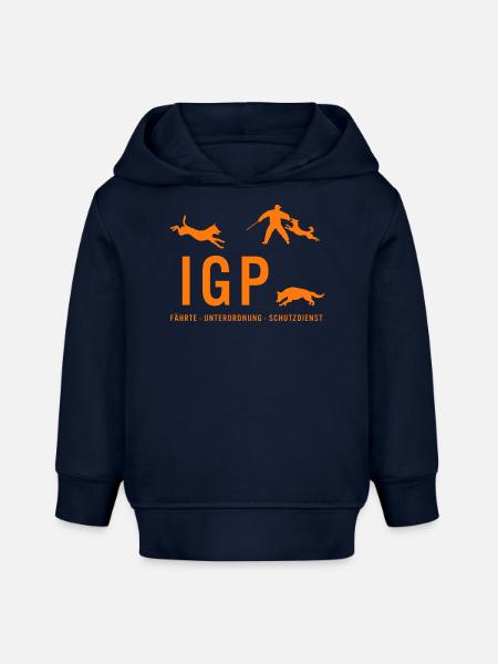 IGP Hundesport - ORANGE - Baby Organic Hoodie Baby Cruiser von Stanley/Stella - Navy