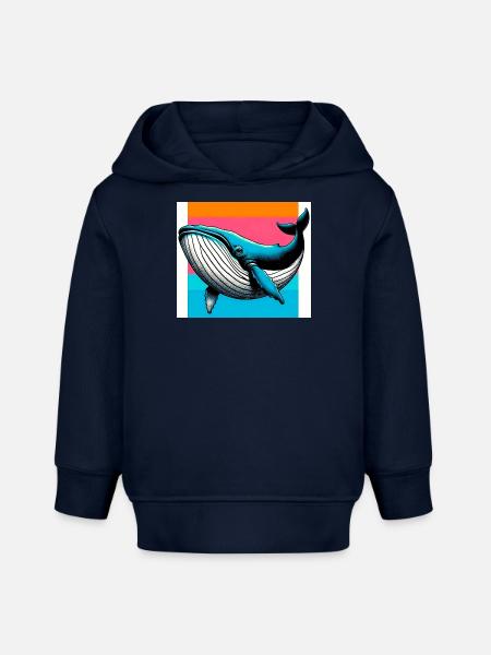 Wal - Baby Organic Hoodie Baby Cruiser von Stanley/Stella - Navy