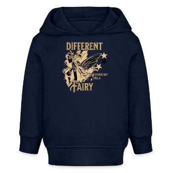 Die etwas andere Fee - Baby Organic Hoodie Baby Cruiser von Stanley/Stella - Navy - Vorne