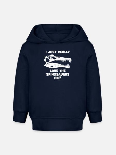 Spinosaurus Fossil Schädel - Baby Organic Hoodie Baby Cruiser von Stanley/Stella - Navy