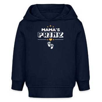 Mamas Prinz Liebling Baby Säugling - Baby Organic Hoodie Baby Cruiser von Stanley/Stella - Navy - Vorne